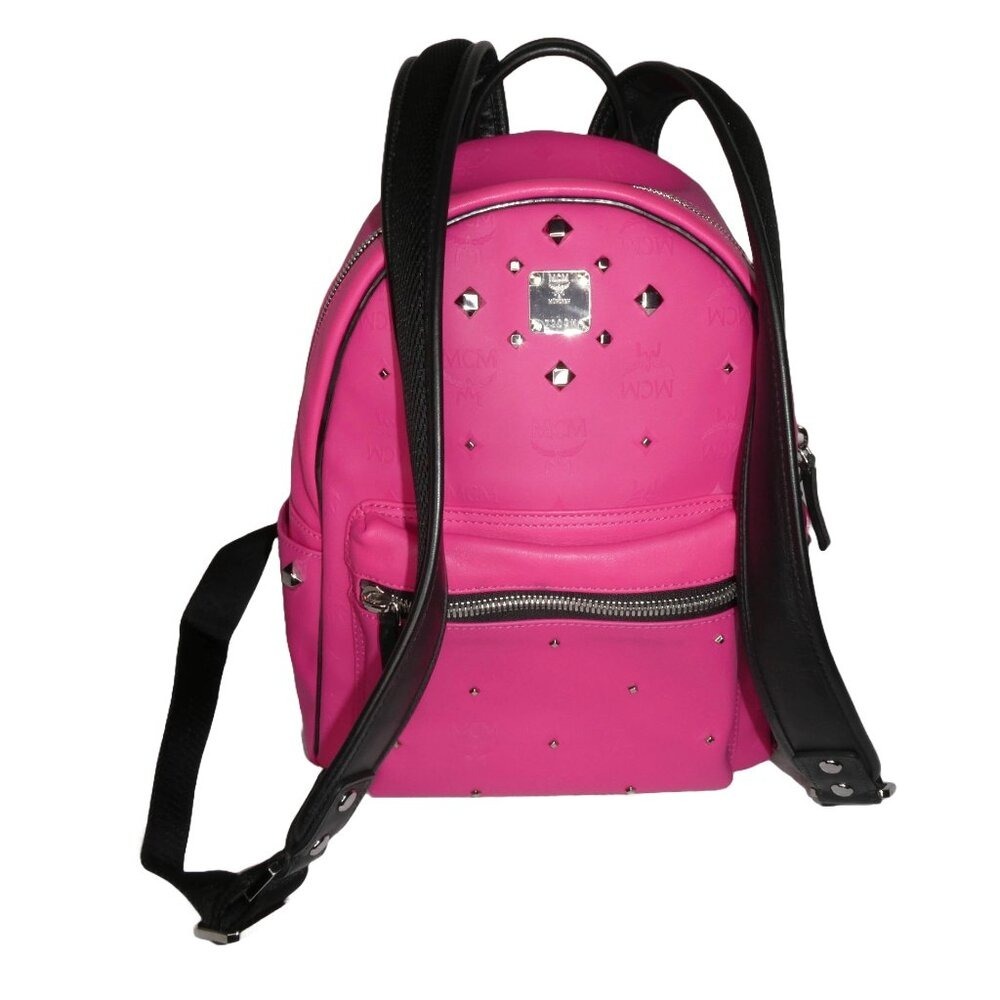 AUTHENTIC MCM‎ Barbie Pink Leather Backpack